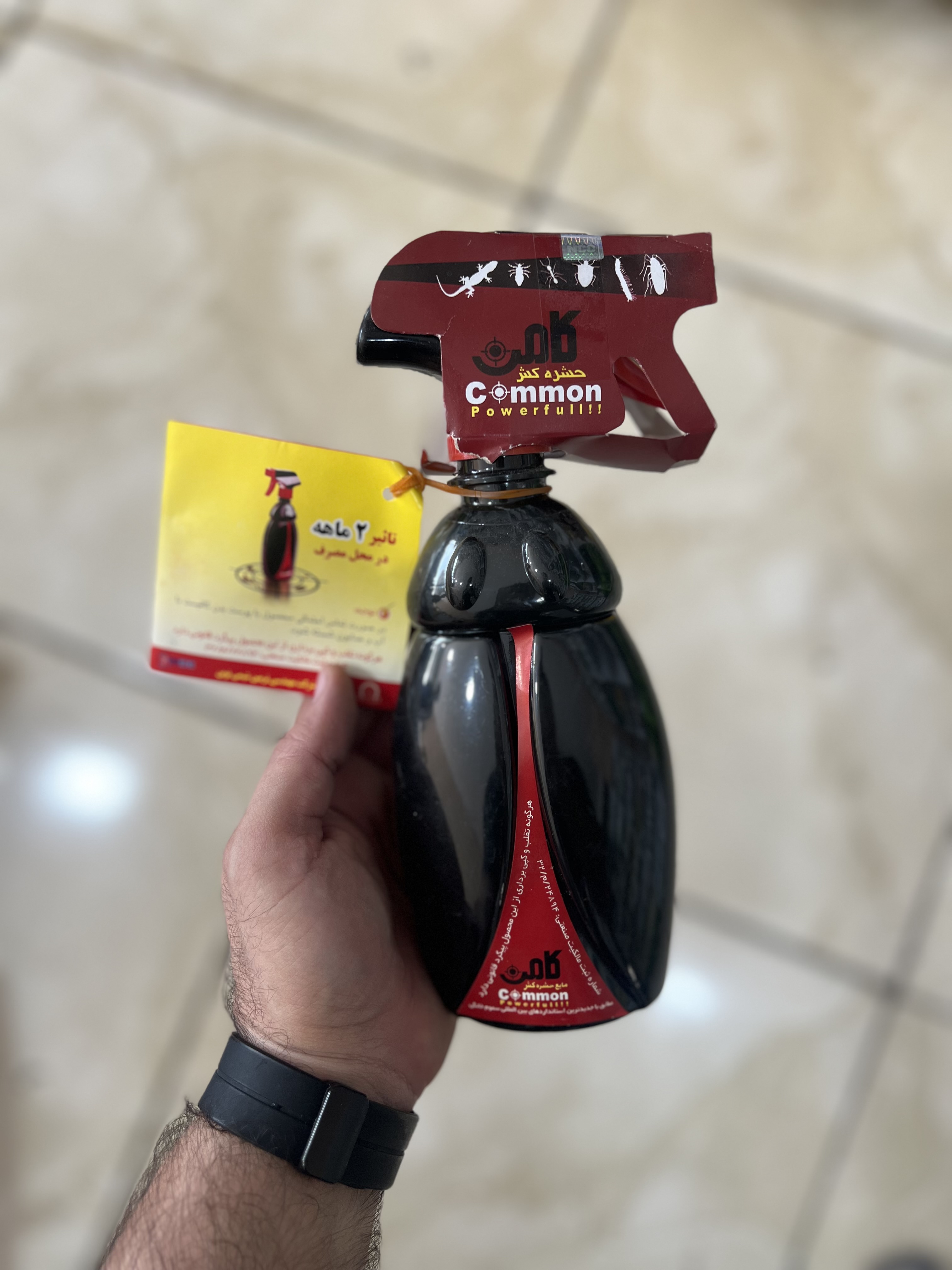 اسپری حشره کش قوی کامن ۴۶۰ سی سی (مصرف خانگی)
